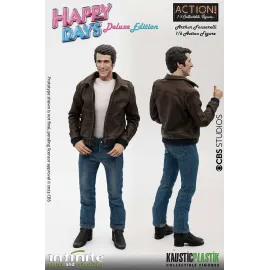 Fonzie Happy Days Action Figure 1/6 With Jukebox Deluxe Version