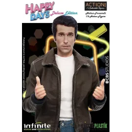 Fonzie Happy Days Action Figure 1/6 With Jukebox Deluxe Version