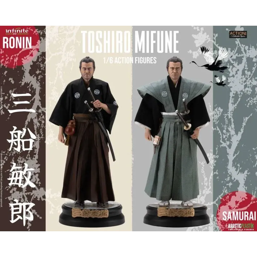Toshiro Mifune Ronin & Samurai 1/6 Action Figure Deluxe Double Pack