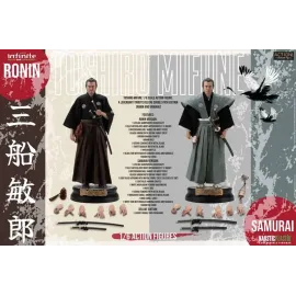 Toshiro Mifune Ronin & Samurai 1/6 Action Figure Deluxe Double Pack