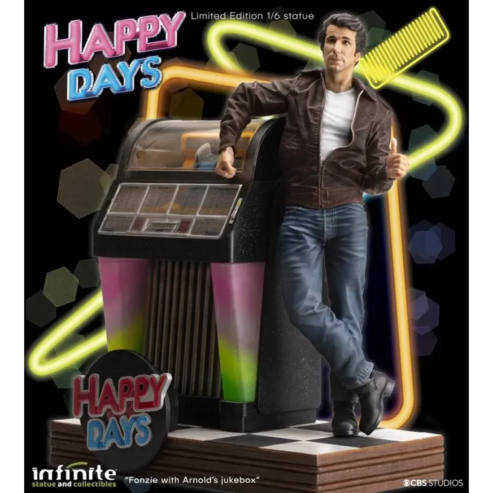 Fonzie Happy Days Old & Rare 1/6 Resin Statue