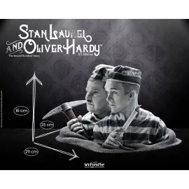 Stan Laurel & Oliver Hardy 1/3 Statue