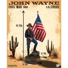 John Wayne Civil War 1863 1/6 Statue