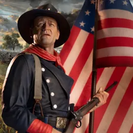 John Wayne Civil War 1863 1/6 Statue