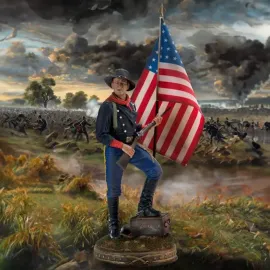 John Wayne Civil War 1863 1/6 Statue